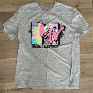 MTV Graphic T-Shirt in Gray